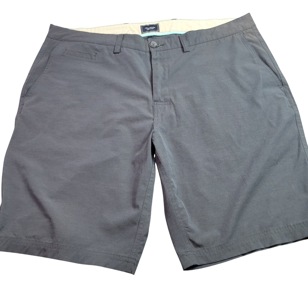 7Diamonds‎ Performance Shorts Mens 38 Gray Flat Front Stretch Golf Casual Tech